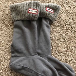 NWOT Hunter Boot Socks Gray